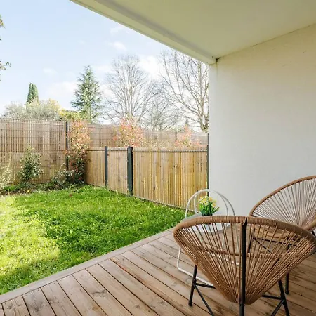 شقة T2 Lumineux Avec Jardin • Terrasse • Parking