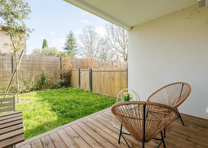 Appartement T2 Lumineux Avec Jardin • Terrasse • Parking